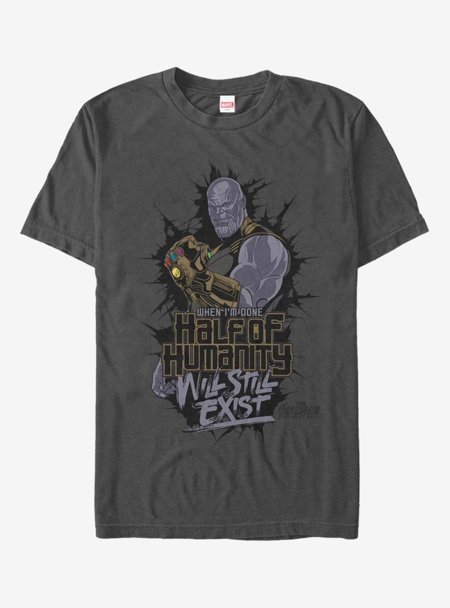 Marvel Avengers Half Of Humanity T-Shirt image 0
