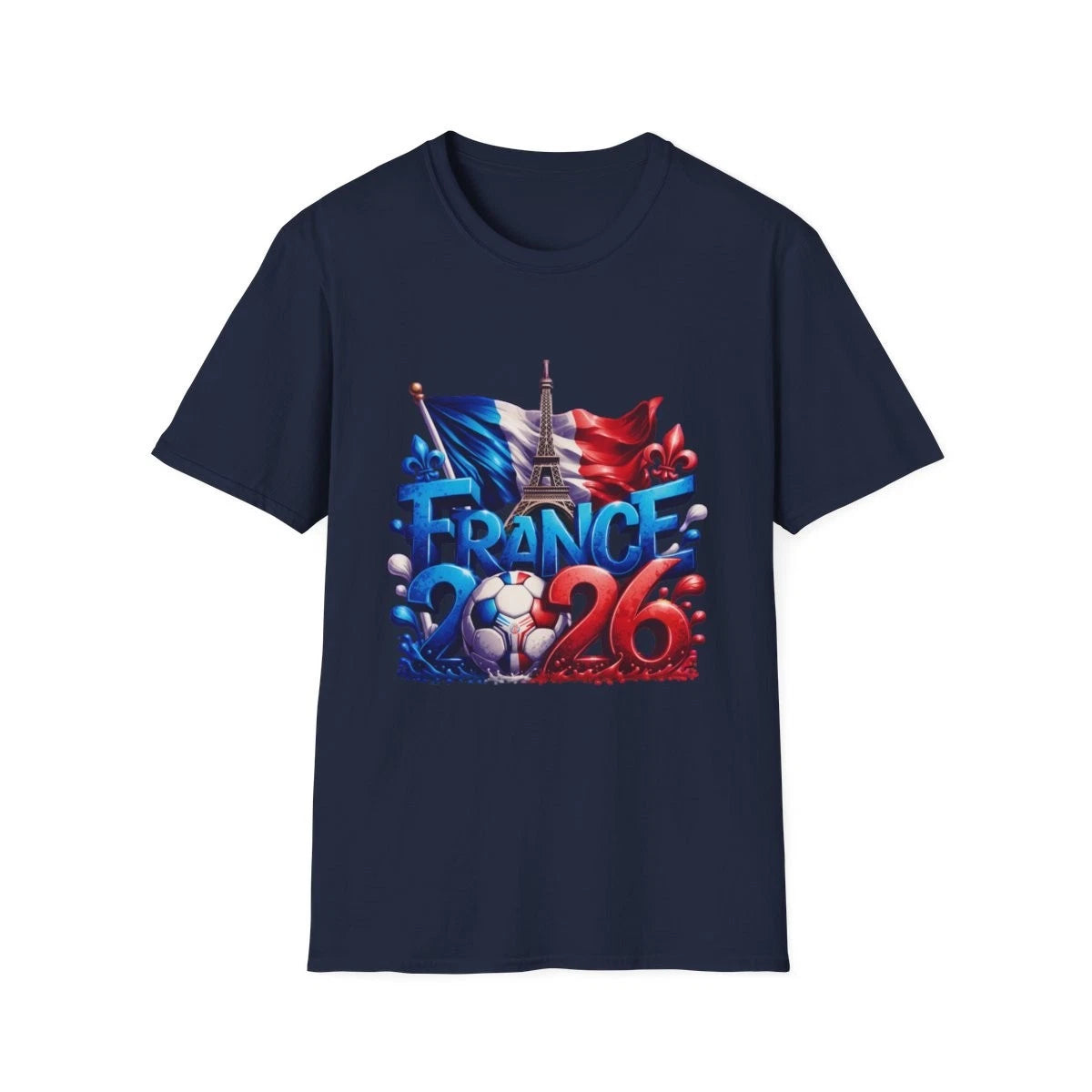2026 World Cup Soccer T-Shirt - France Style 2 image 0
