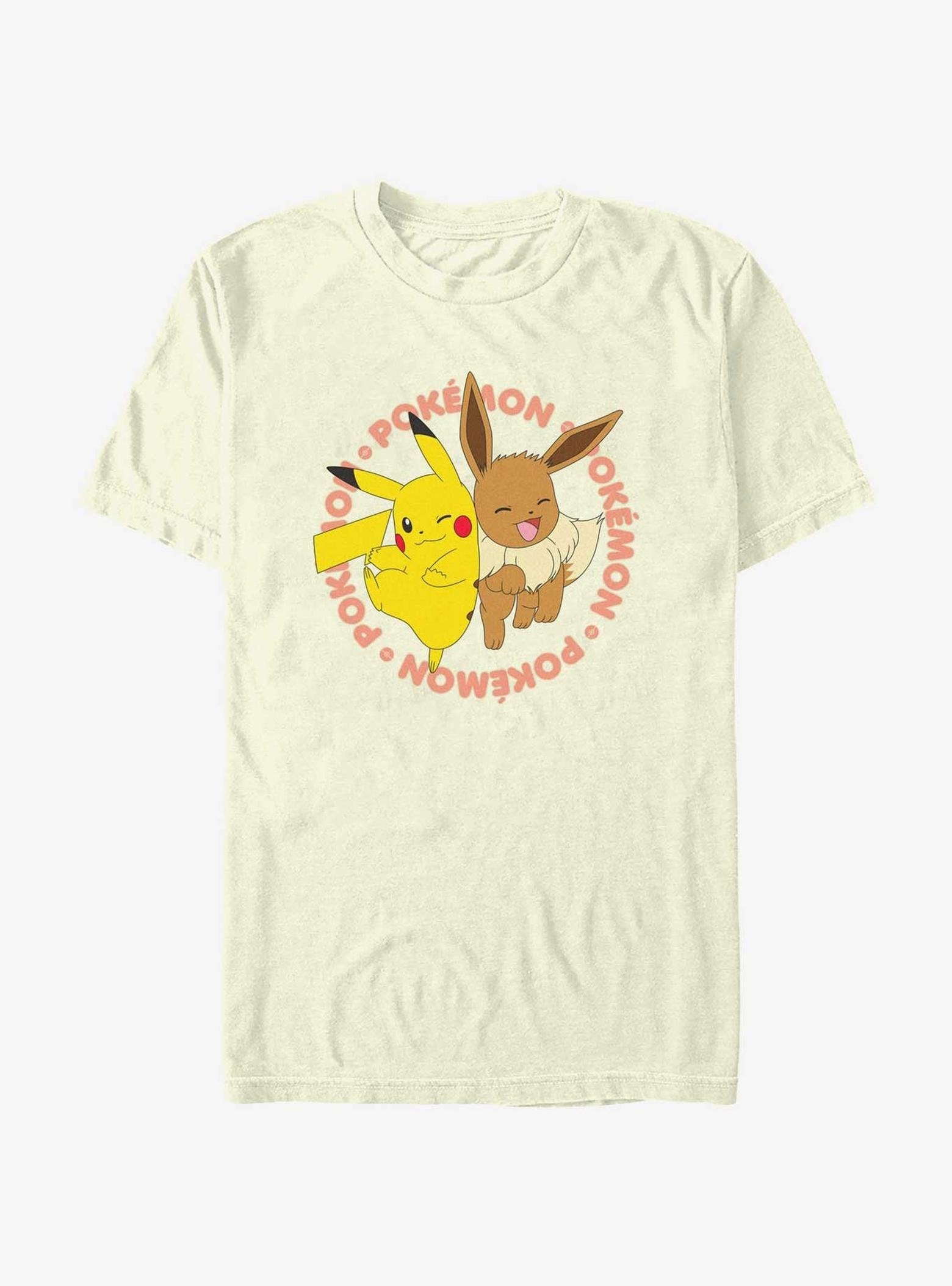 Pokemon Poke Pals Pikachu & Eevee T-Shirt image 0