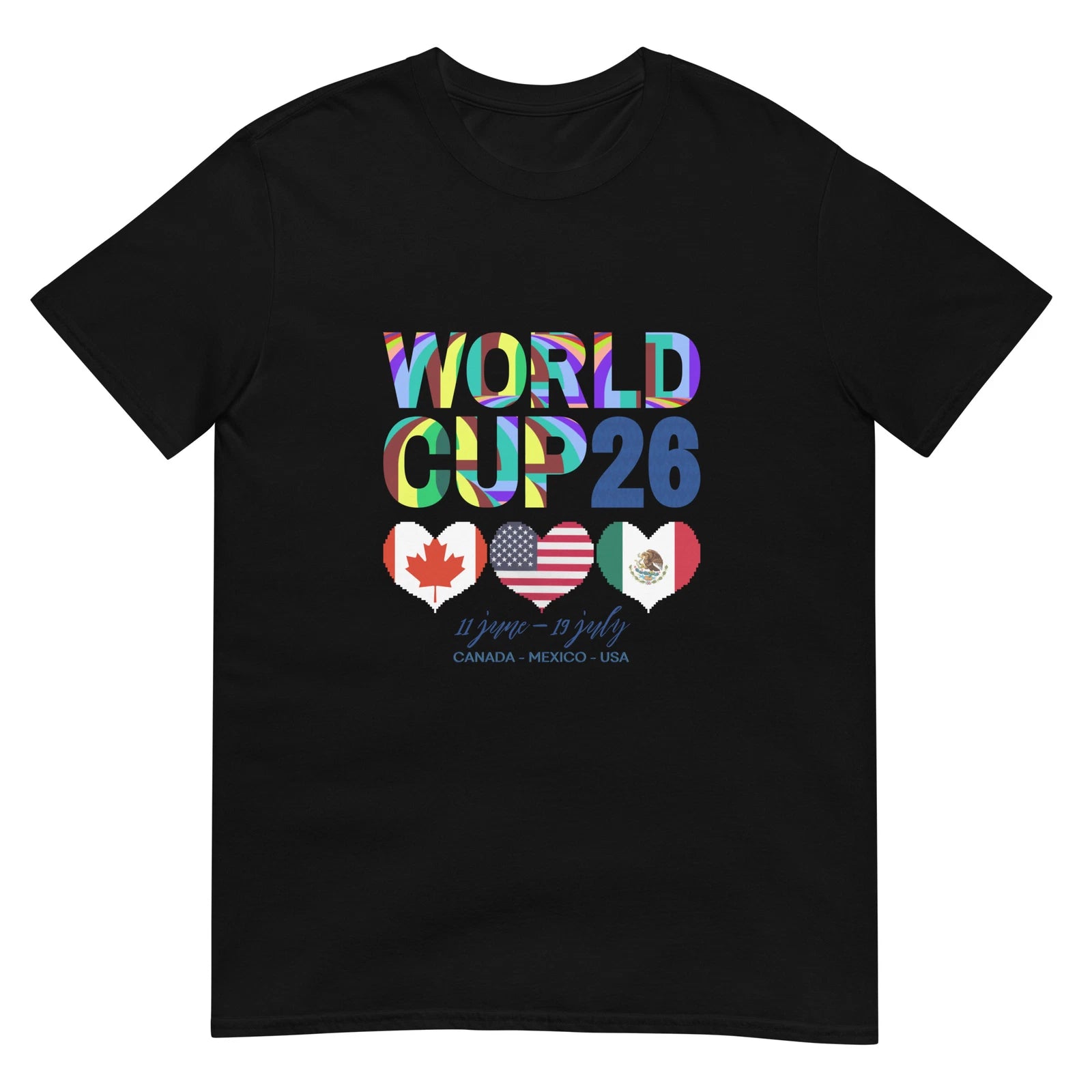 World Cup 2026 Soccer Unisex T-shirt USA Copa Del Mundo Mexico Canada 2026 image 0