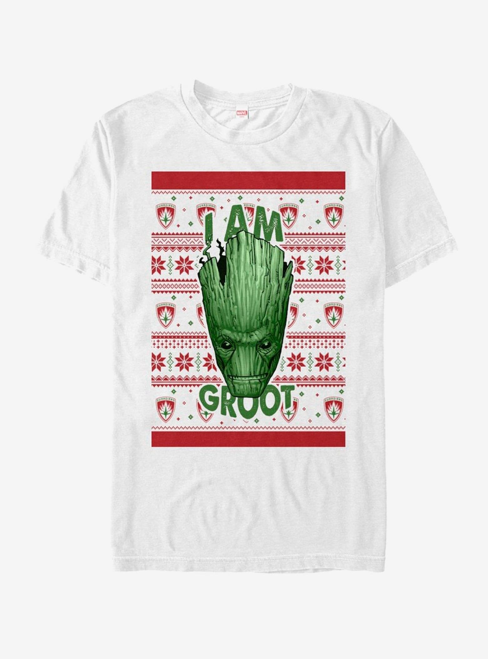 Marvel Guardians Of The Galaxy Groot Xmas Sweater T-Shirt image 0