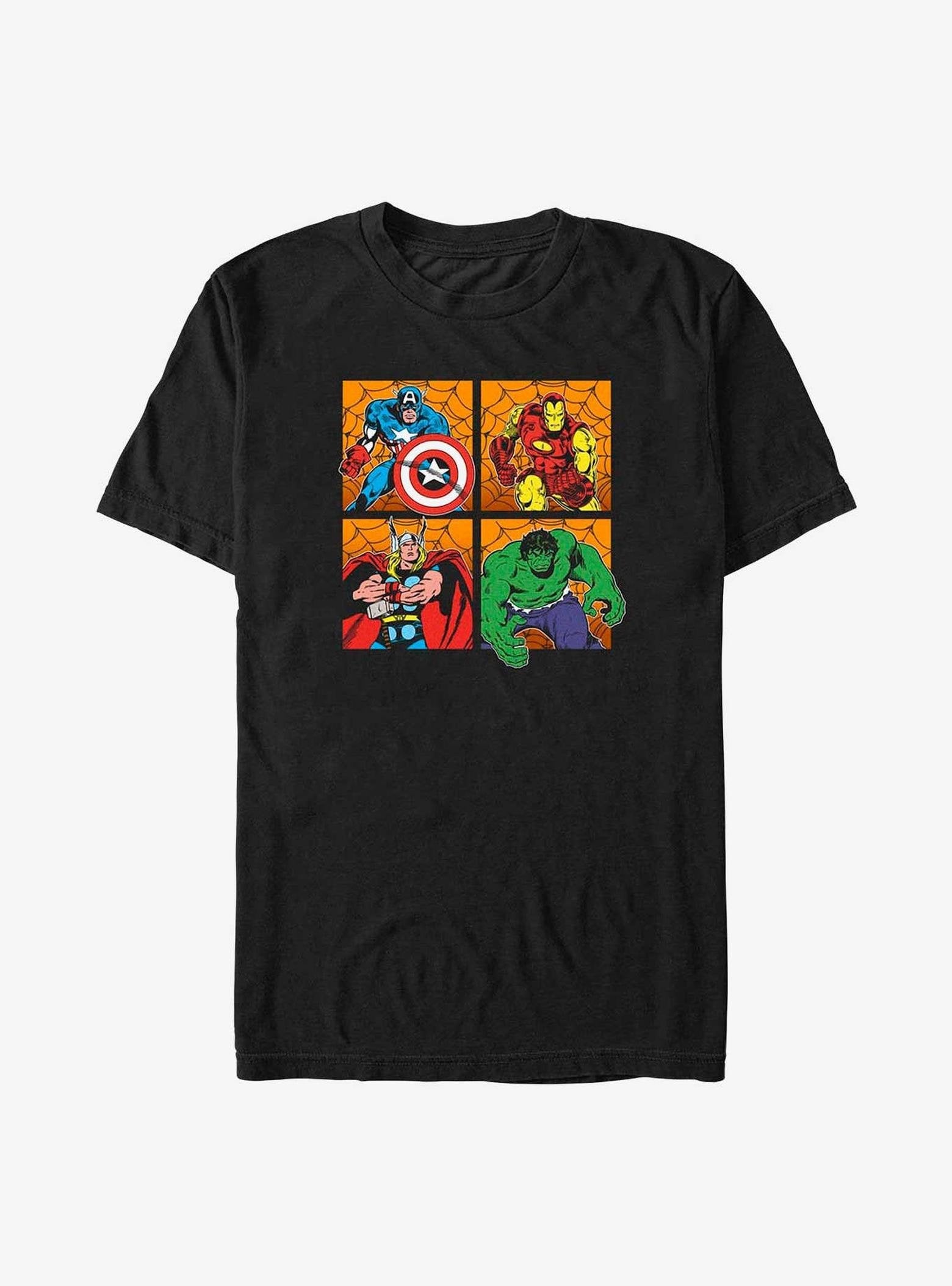 Marvel Avengers Halloween Panels T-Shirt image 0