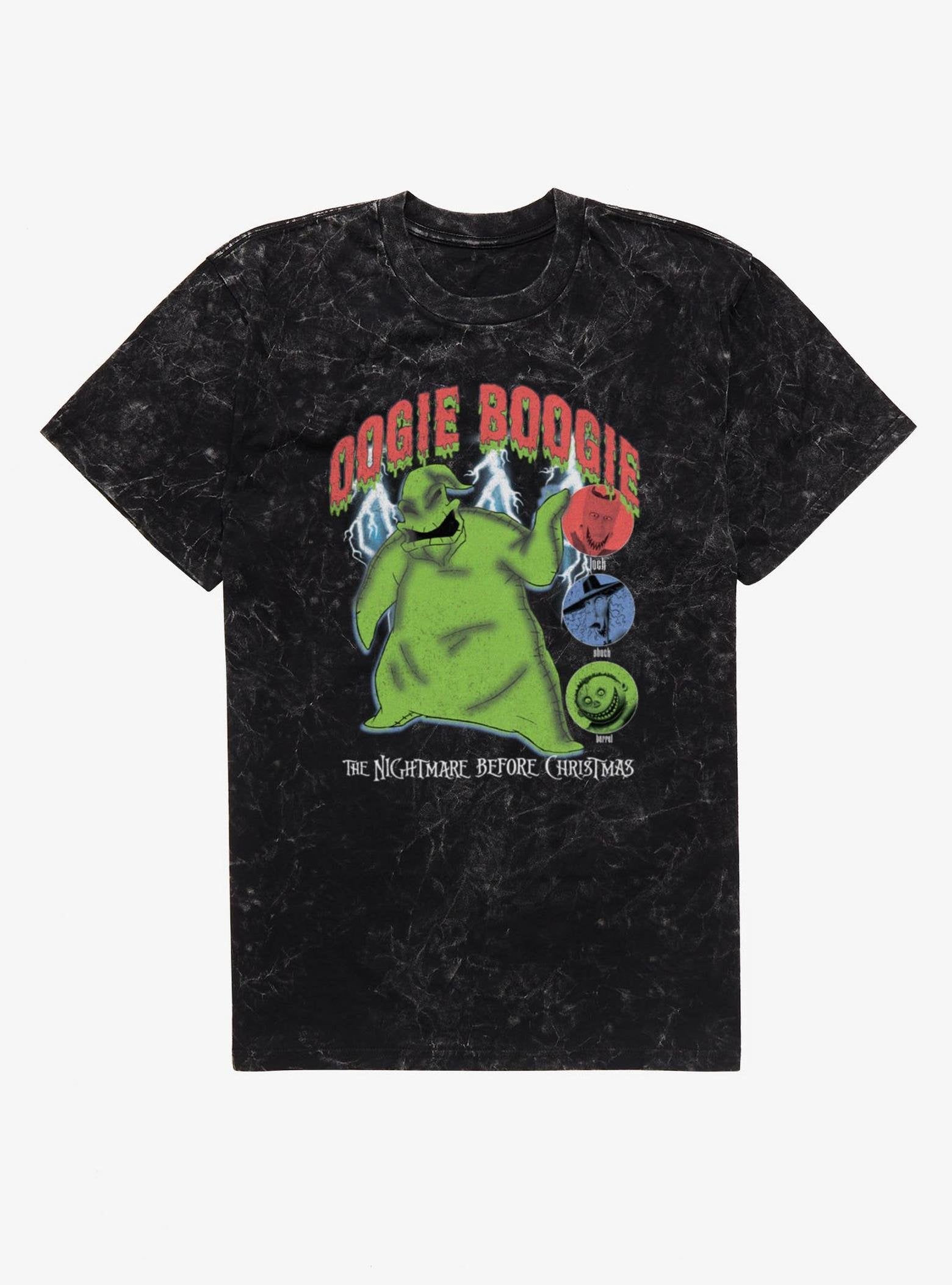 Disney The Nightmare Before Christmas Oogie Boogie Mineral Wash T-Shirt Hot Topic Exclusive image 0