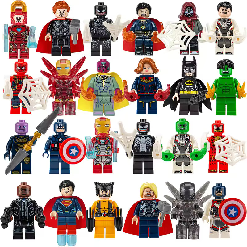 24p NewLeague of Legends for Building Block Doll Toys Mini Figure Toys Birthday Gifts Cartoon Character Models BuildingBlock Gift