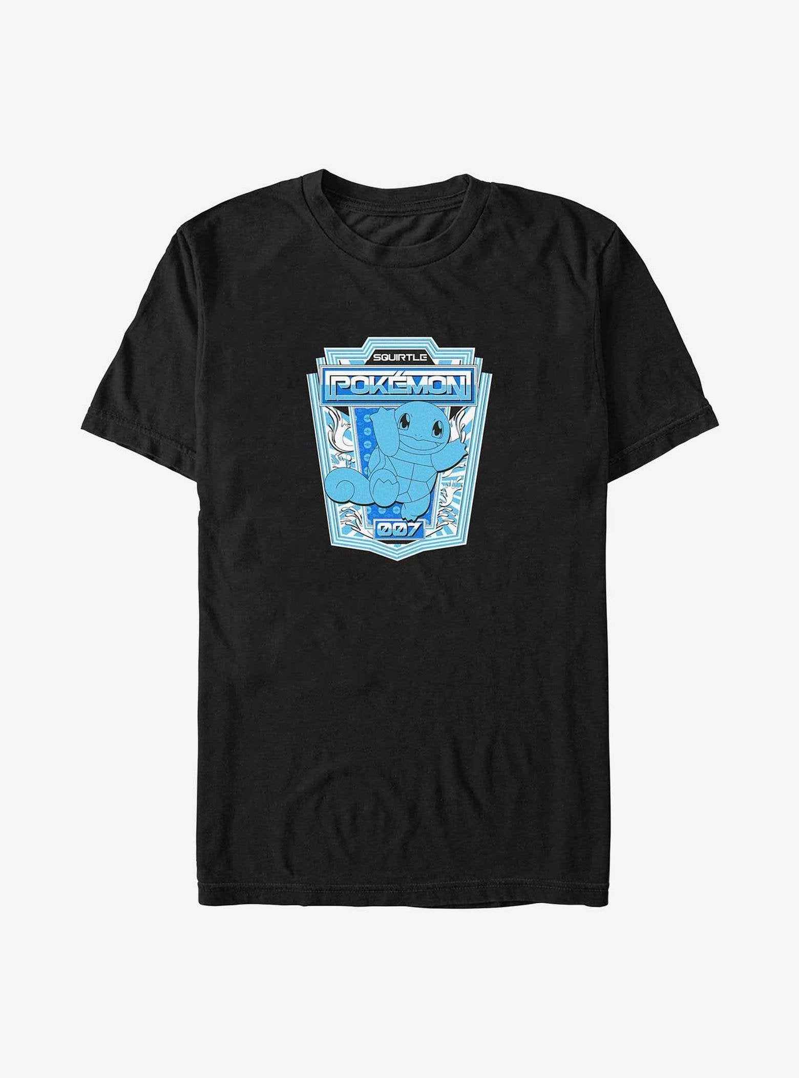 Pokemon Squirtle Badge Big & Tall T-Shirt image 0