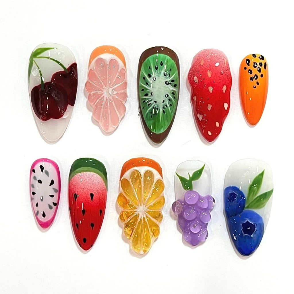 Fruit Lovers False Nails
