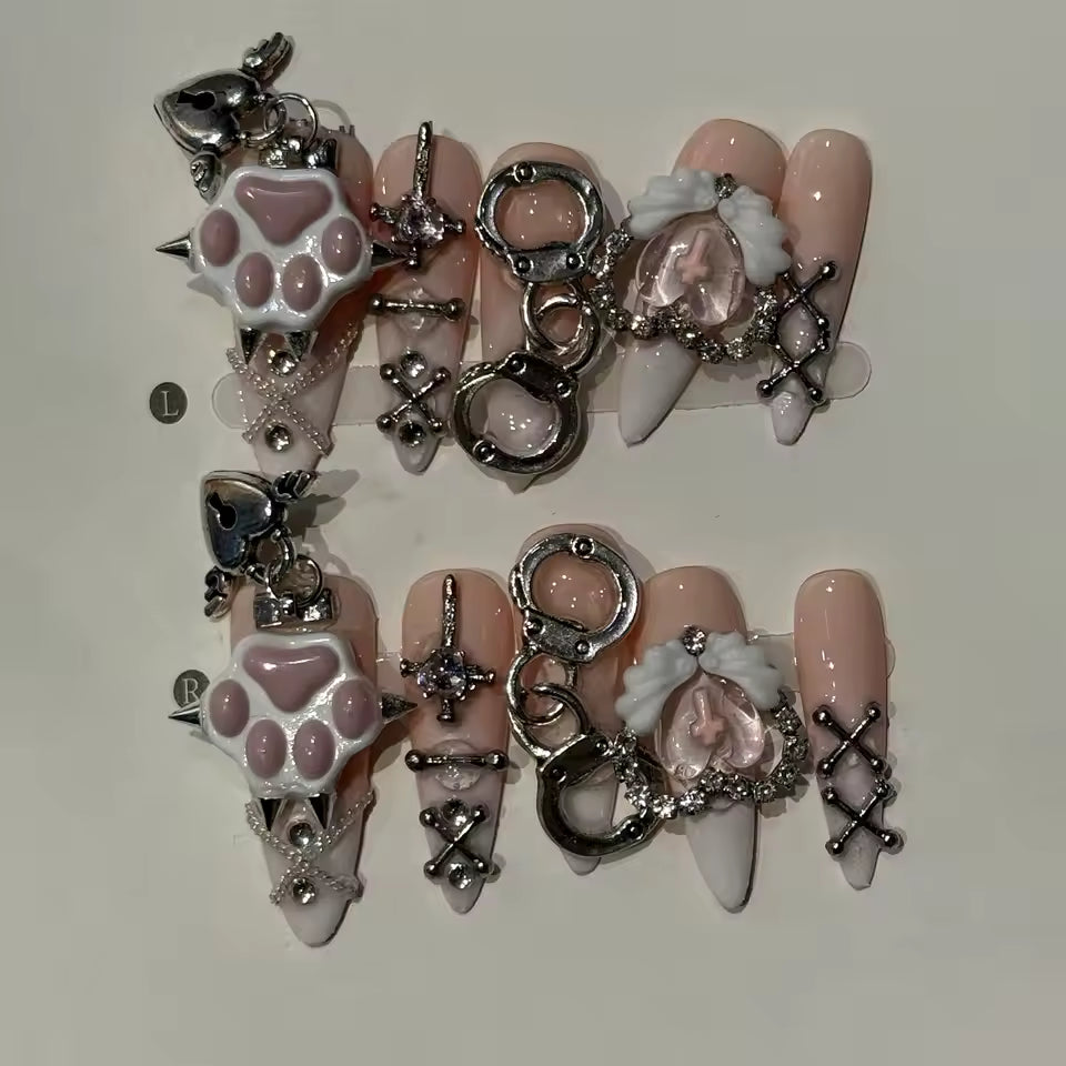 Cat's Paws Cuff Decoration False Nails